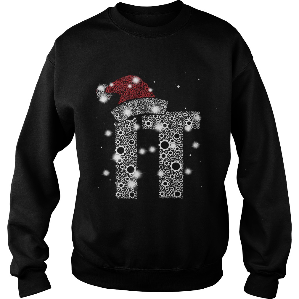 1572835988Information Technology Diamond Santa Christmas Sweatshirt