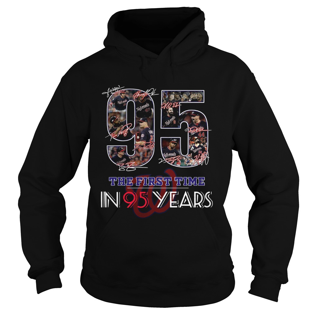 1572836460Washington Nationals Champions the first time in 95 years Hoodie