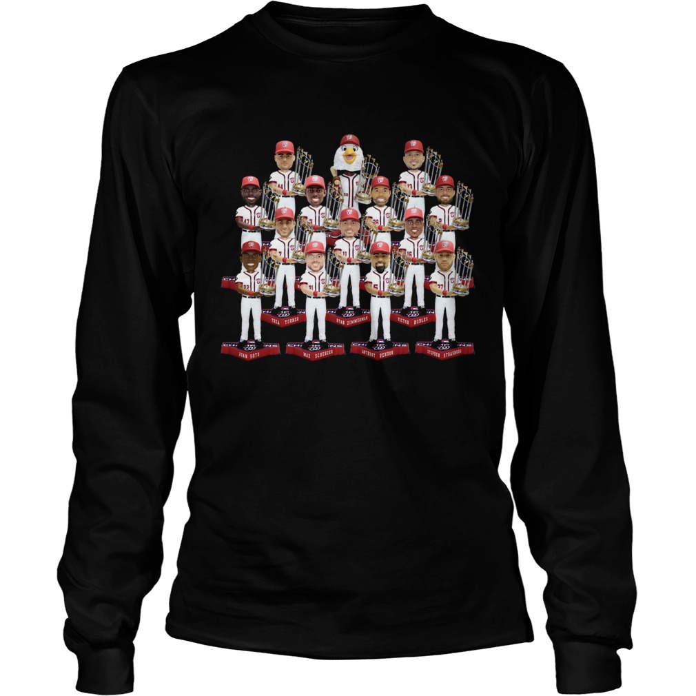 1572836539Washington Nationals World Series Champs Bobbleheads LongSleeve