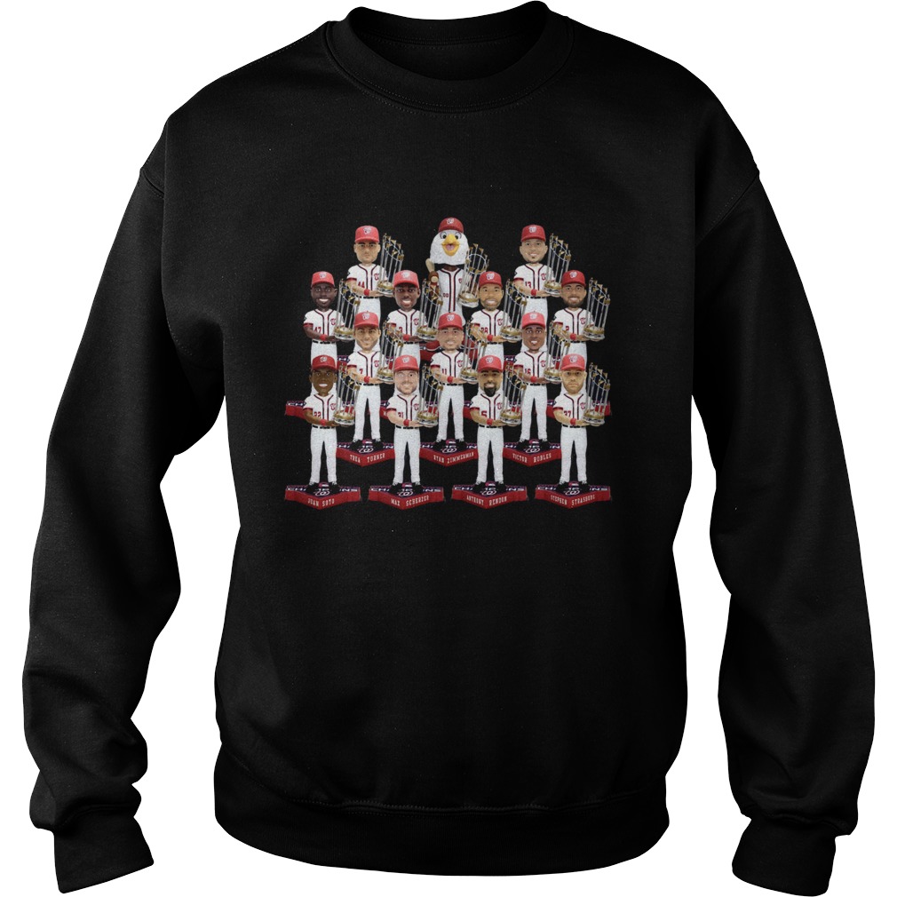 1572836539Washington Nationals World Series Champs Bobbleheads Sweatshirt