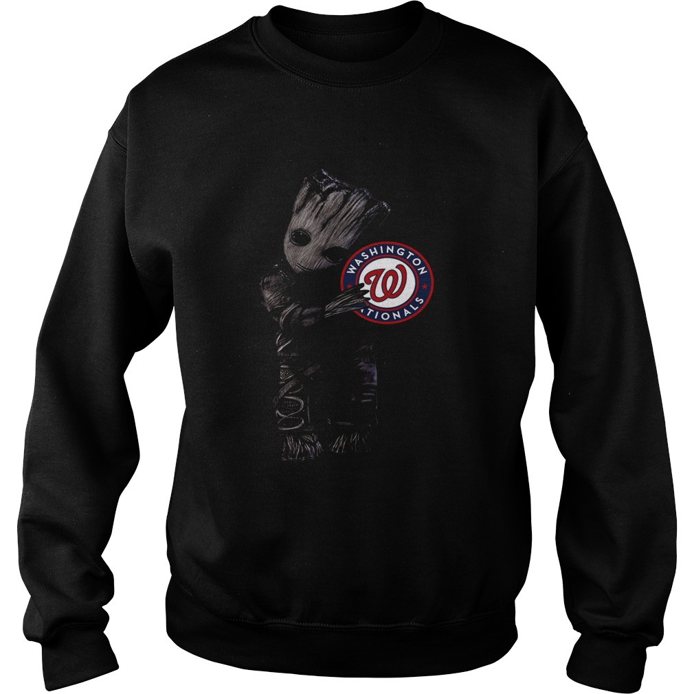 1572836708Baby Groot Hug Washington Nationals Sweatshirt