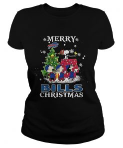 1572838534Snoopy merry Buffalo Bills Christmas  Classic Ladies