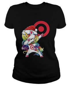 1572838598Target corporation dabbing Unicorn christmas  Classic Ladies