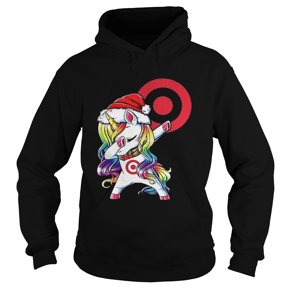 1572838598Target corporation dabbing Unicorn christmas Hoodie
