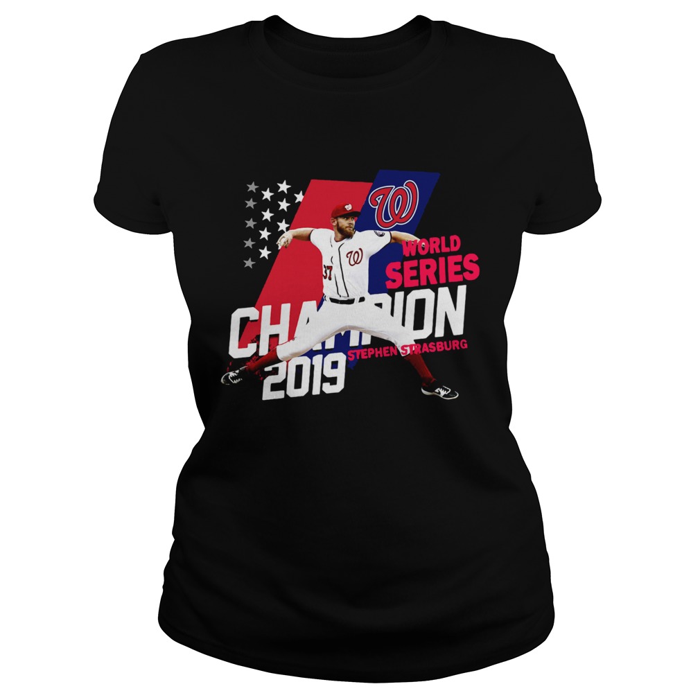 1572842822Stephen Strasburg Washington Nationals world series champions 2019 American Flag Classic Ladies