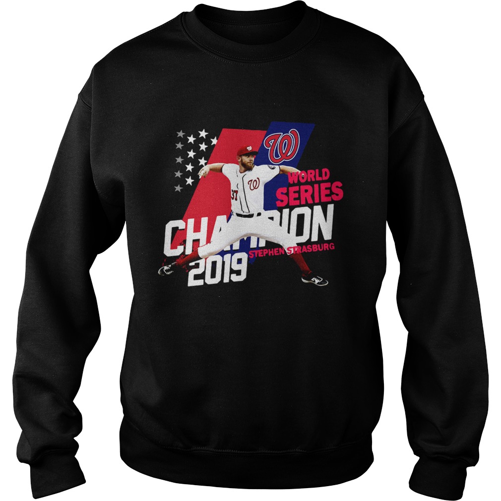 1572842822Stephen Strasburg Washington Nationals world series champions 2019 American Flag Sweatshirt