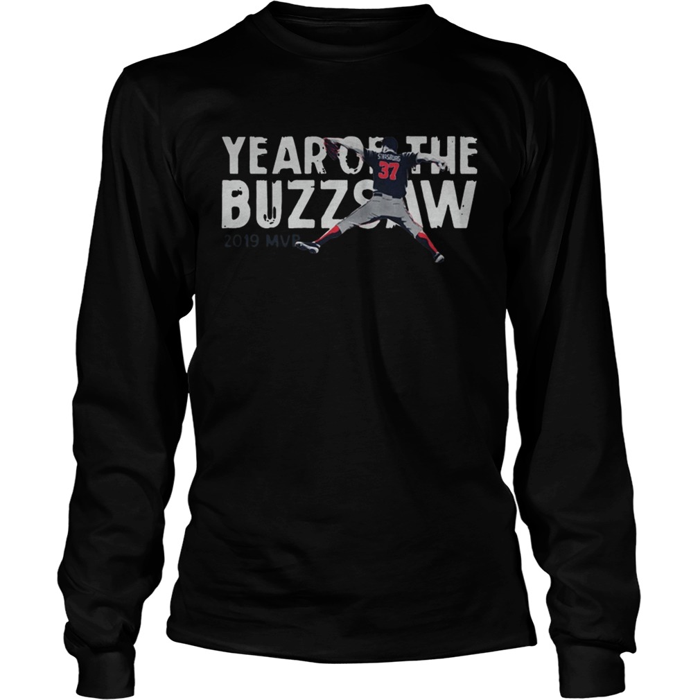 1572842866Stephen Strasburg Year Of The Buzz Saw 2019 MVP LongSleeve