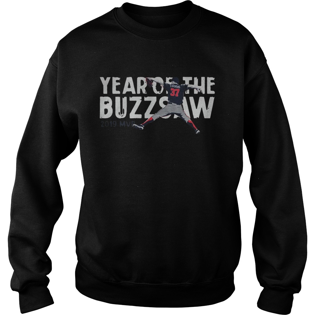 1572842866Stephen Strasburg Year Of The Buzz Saw 2019 MVP Sweatshirt