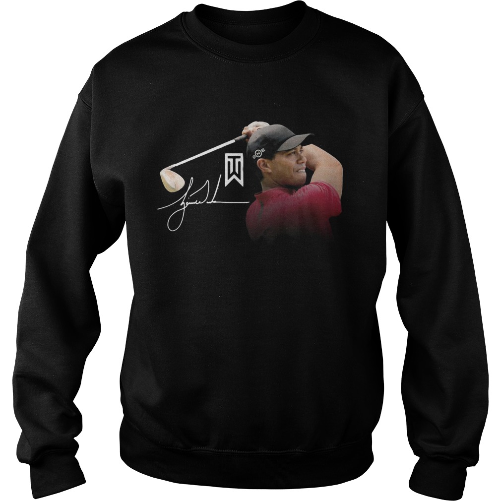 1572842985Tiger Woods Master golf signature Sweatshirt