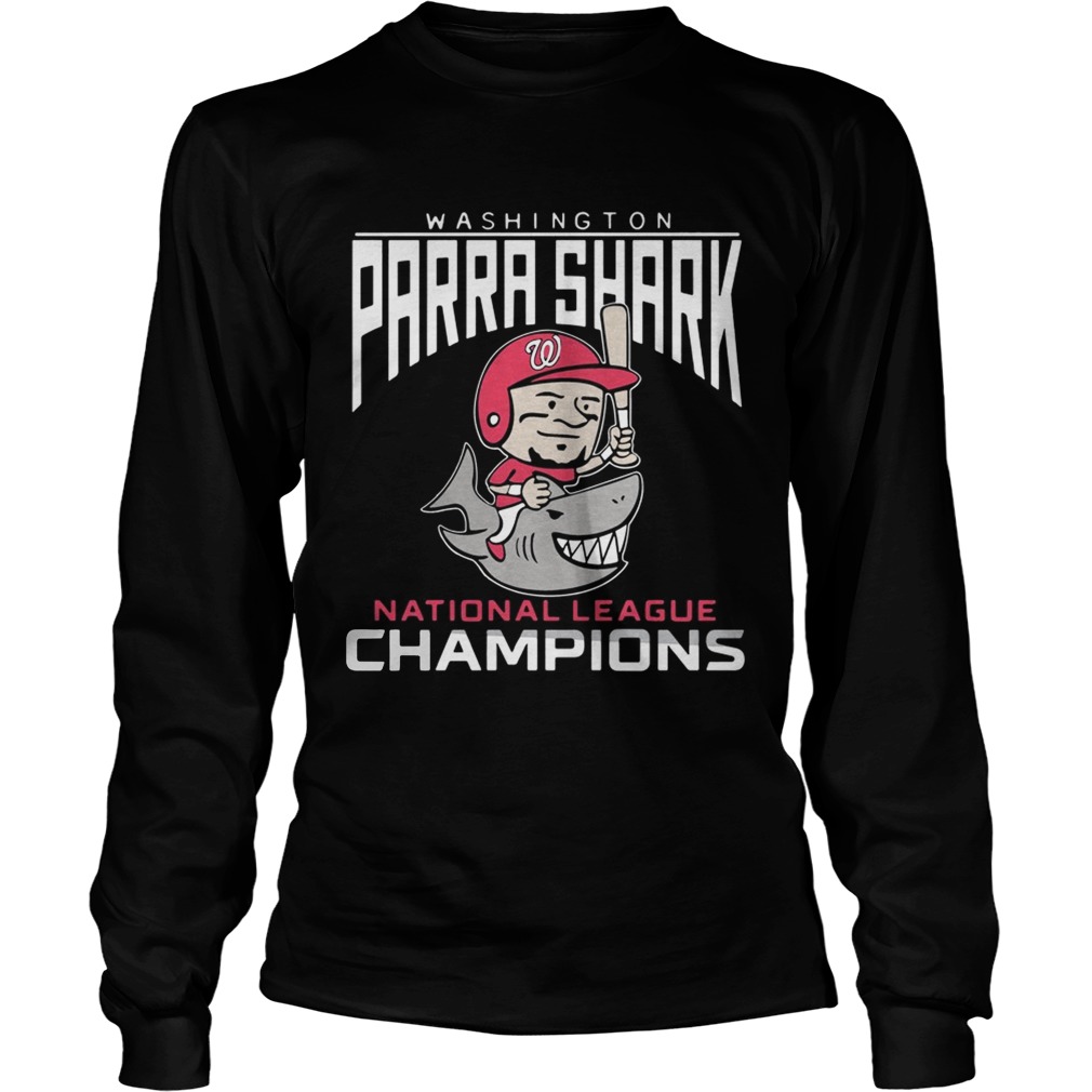 1572843286Washington National League Champions Gerardo Parra shark LongSleeve