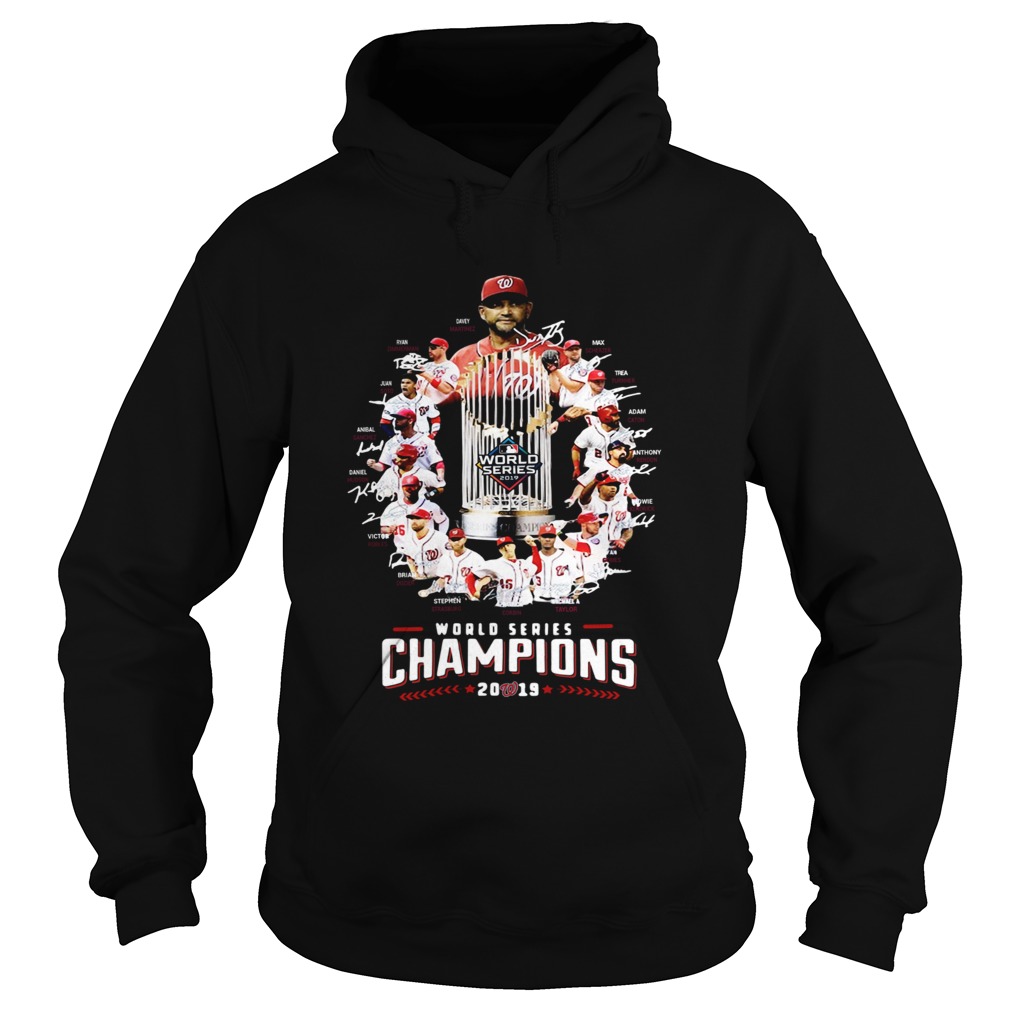 1572843673Washington Nationals Team 2019 World Series Champions Signatures Hoodie