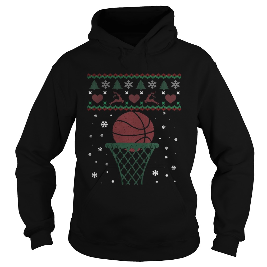1572843887Basketball Player Christmas Hoodie