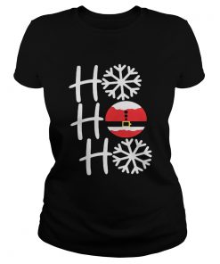 1572844187Ho Ho Ho Merry Christmas Santa  Classic Ladies