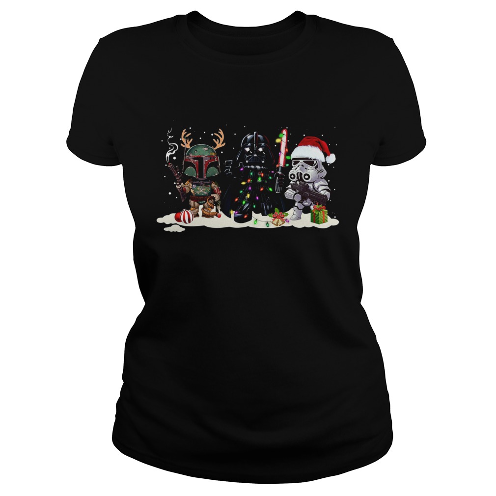 1572853790Star Wars Boba Fett Darth Vader Stormtrooper Christmas Classic Ladies
