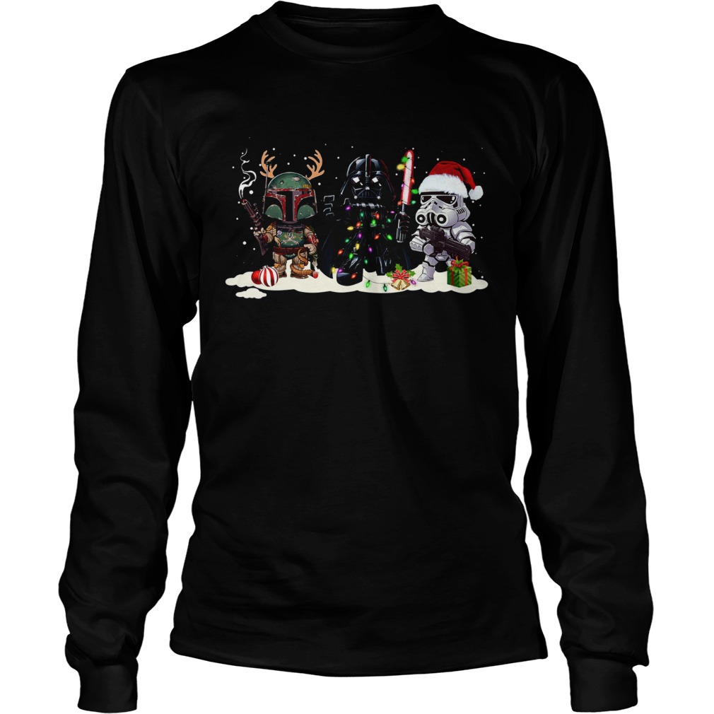 1572853790Star Wars Boba Fett Darth Vader Stormtrooper Christmas LongSleeve
