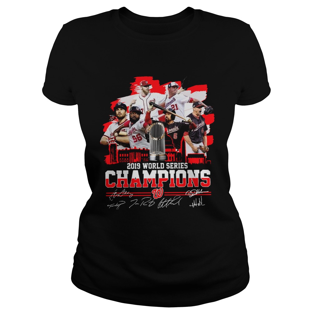 1572853903Washington Nationals 2019 World Series Champions Signature Classic Ladies