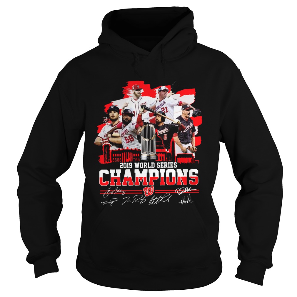 1572853903Washington Nationals 2019 World Series Champions Signature Hoodie