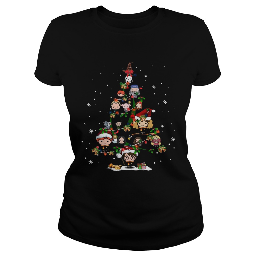 1572856529Harry Potter Chibi Characters Christmas Tree Classic Ladies
