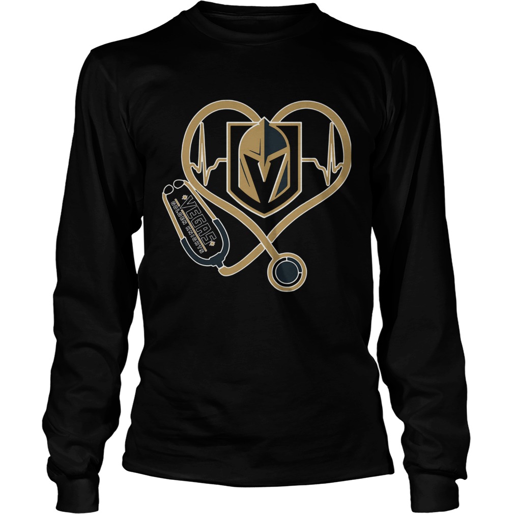 1572856579Heartbeat Nurse Love Vegas Golden Knights LongSleeve