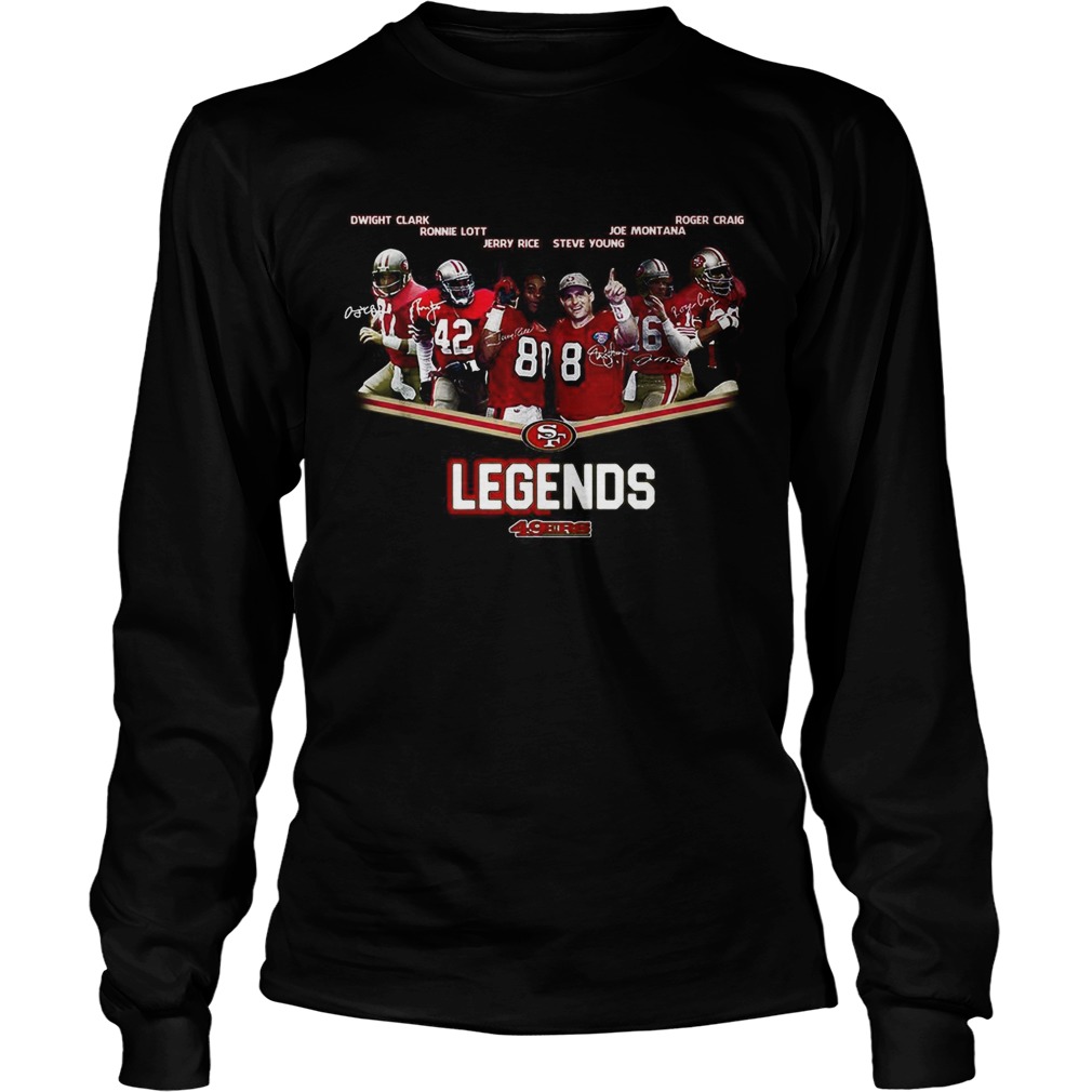 1572859912San Francisco 49ers Legends team signatures LongSleeve