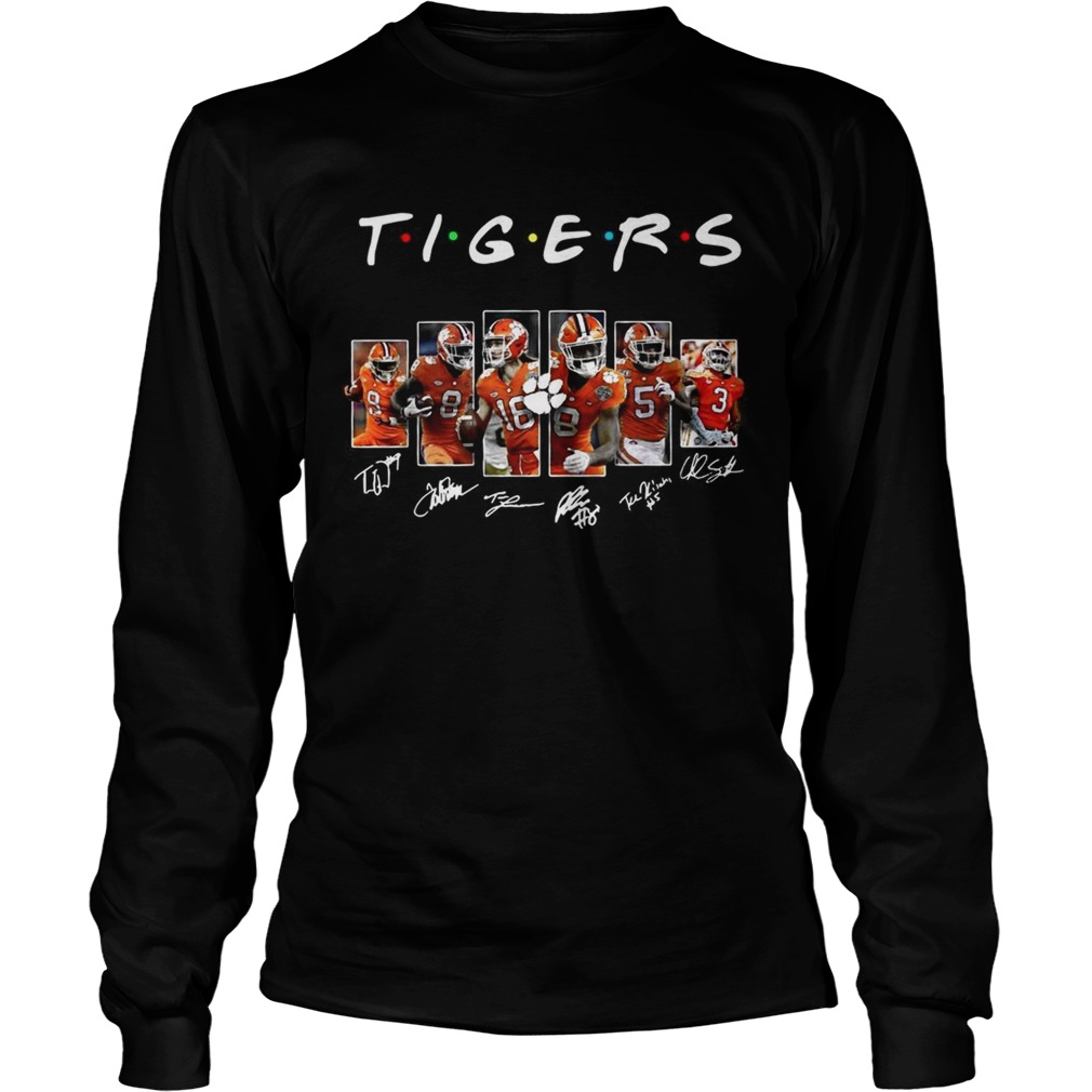 1572860049Clemson Tigers team player signatures LongSleeve