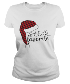 1572861409Funny Christmas Gift Santa's Favorite With Santa Hat  Classic Ladies