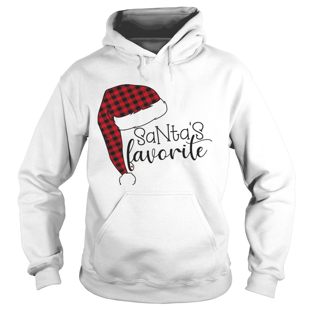 1572861409Funny Christmas Gift Santa's Favorite With Santa Hat Hoodie