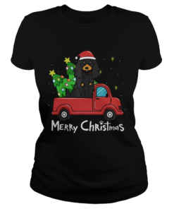 1572861744Gordon Setter Christmas Truck Tree Merry Christmas  Classic Ladies