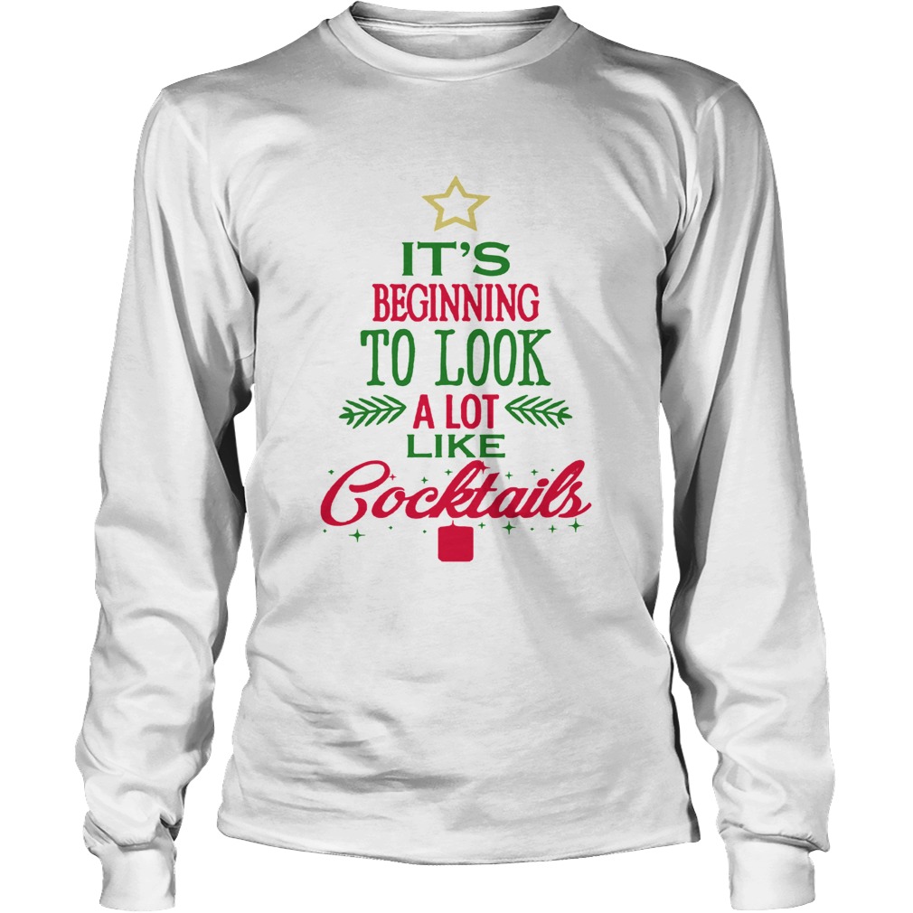 1572863748It's Beginning To Look Like Cocktails Christmas LongSleeve