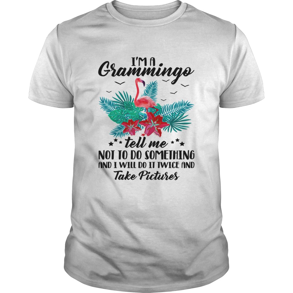 I’m A Grammingo Tell Me Not To Do Something And I Will Do It Twice And Take Pictures shirt
