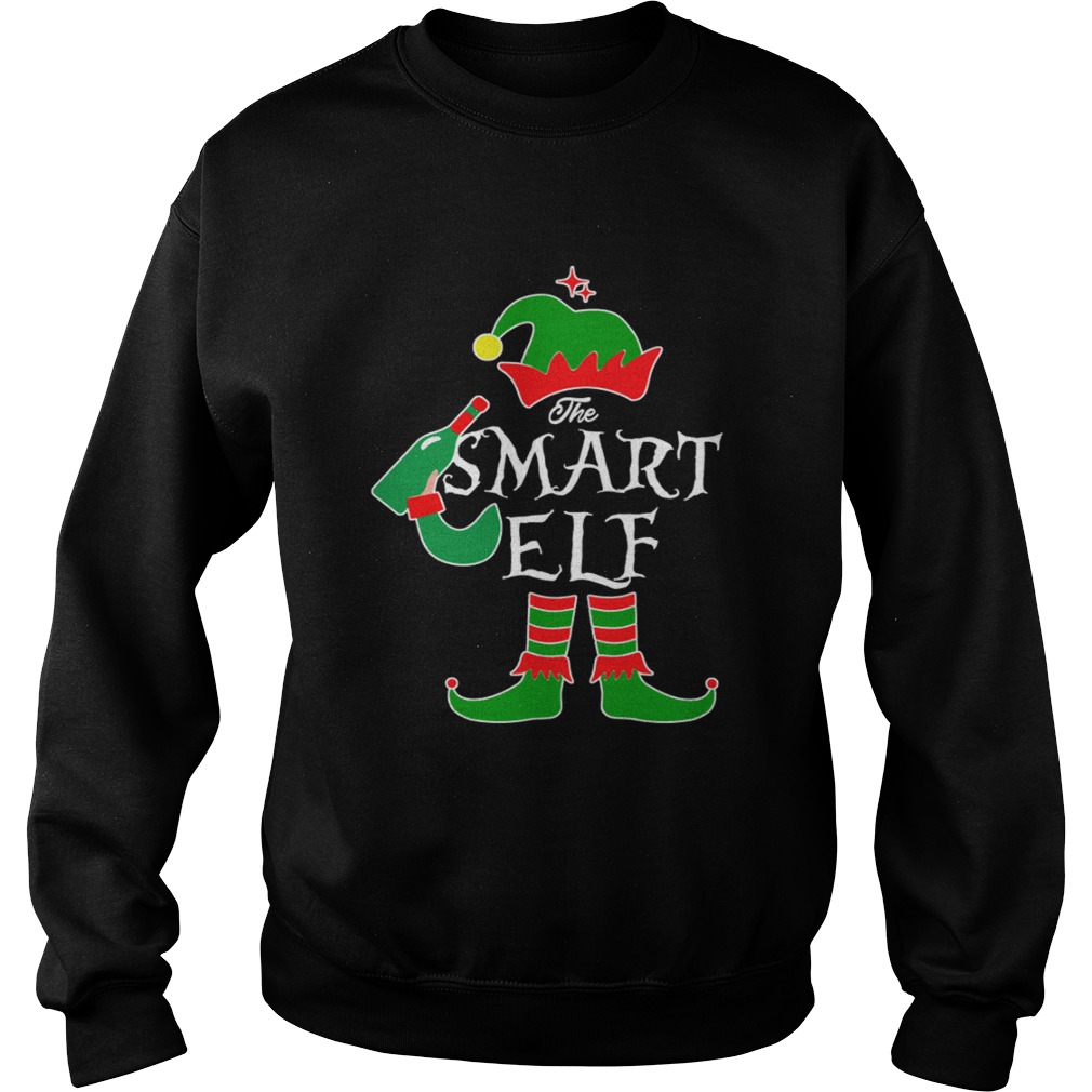 1572864574Funny The Smart Elf Family Matching Group Christmas Sweatshirt