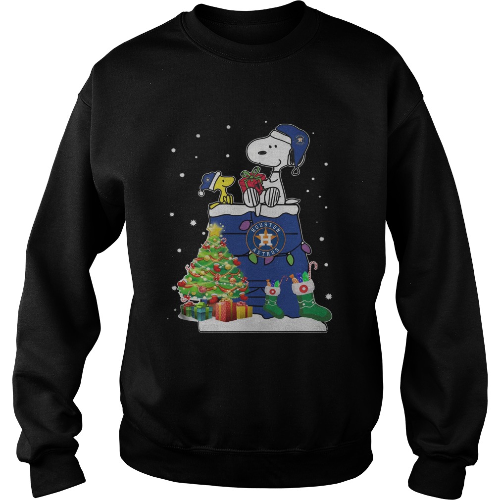 1572864624Houston Astros Snoopy And Woodstock Christmas Sweatshirt