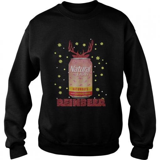 1572865005Natural Light Beer Strawberry Lemonade Naturdays Reinbeer Christmas  Sweatshirt