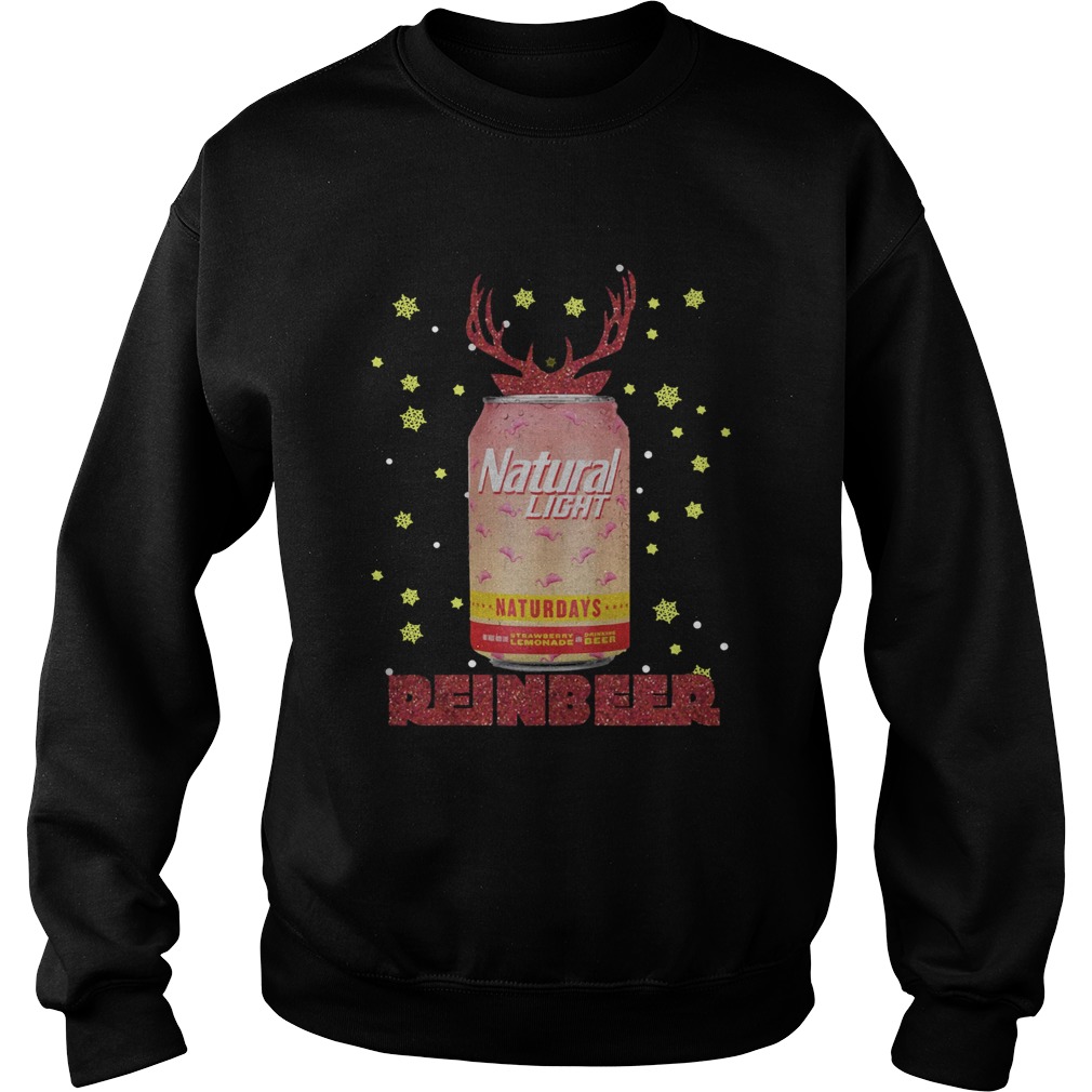 1572865005Natural Light Beer Strawberry Lemonade Naturdays Reinbeer Christmas Sweatshirt