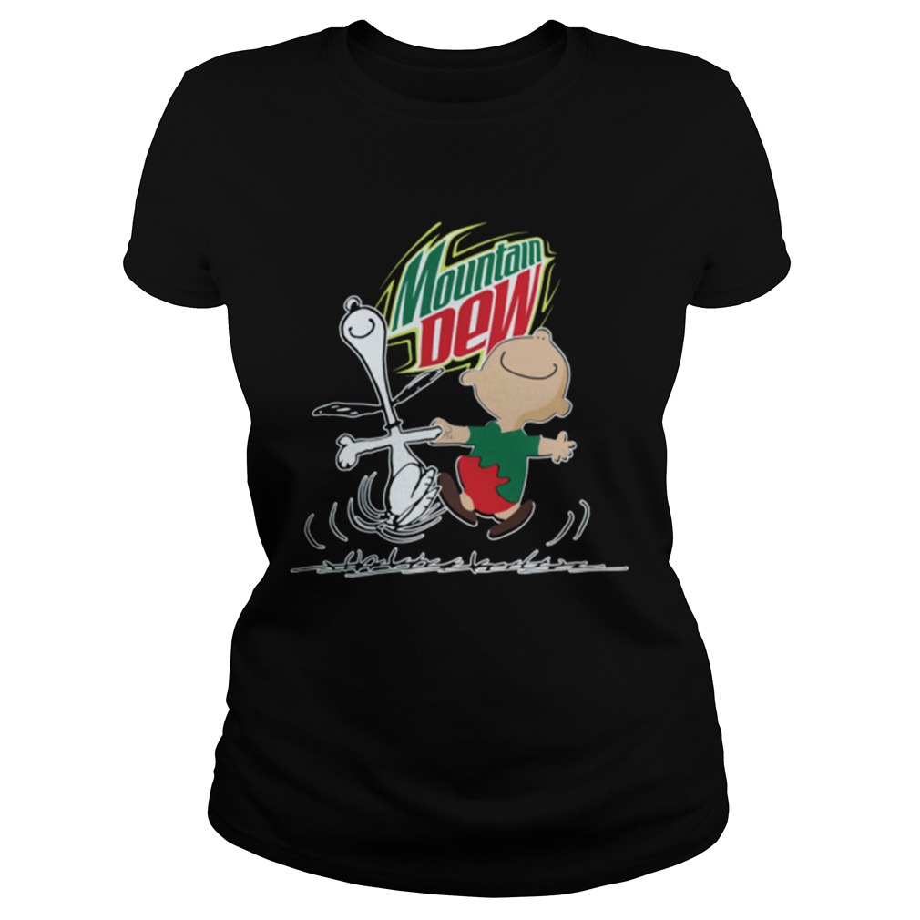 1572865119Snoopy and Charlie Brown Mountain Dew Classic Ladies