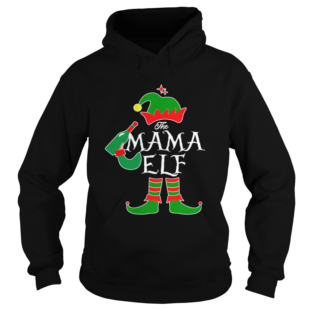 1572865389Funny The Mama Elf Family Matching Group Christmas Hoodie