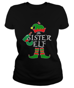 1572865447Funny The Sister Elf Family Matching Group Christmas  Classic Ladies