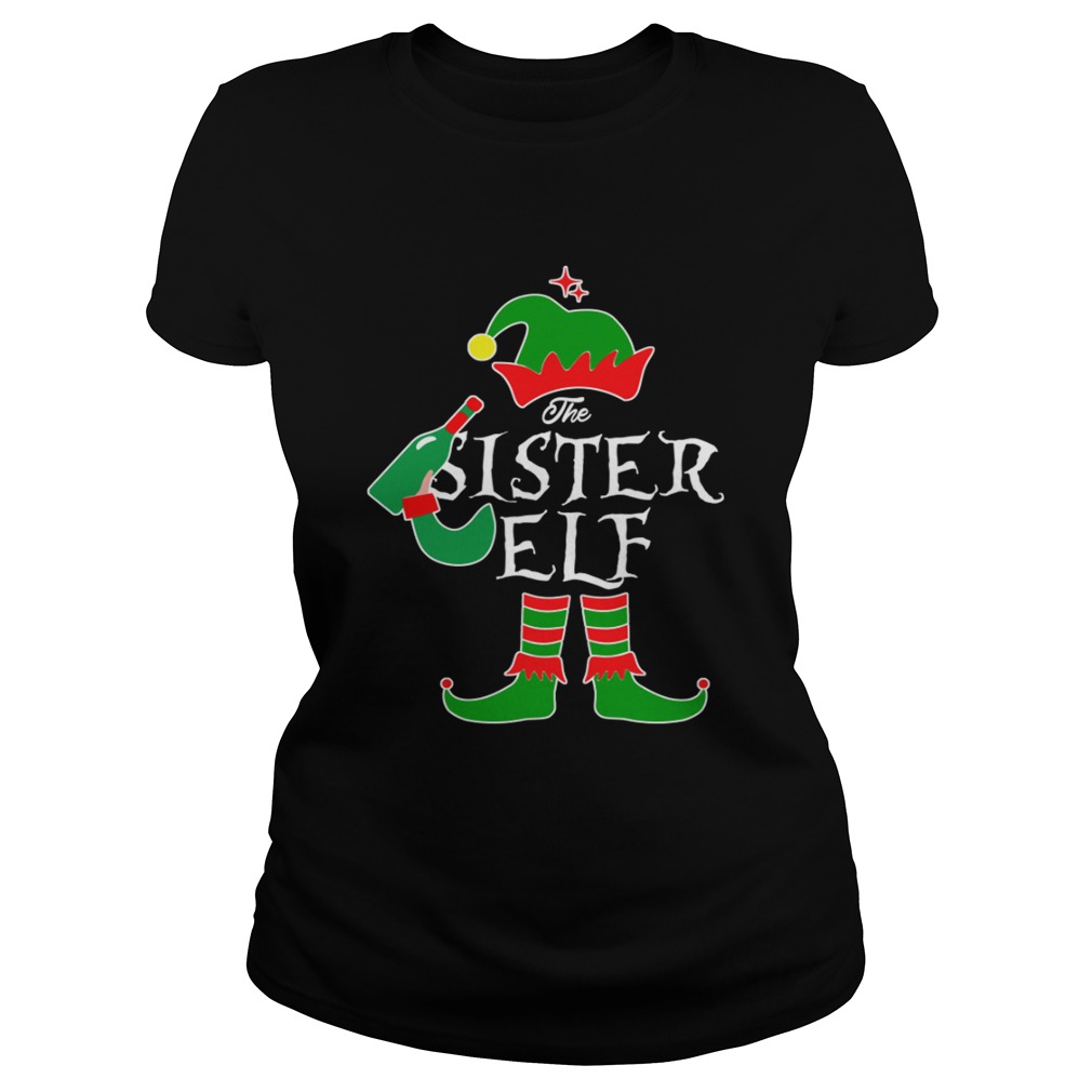 1572865447Funny The Sister Elf Family Matching Group Christmas Classic Ladies