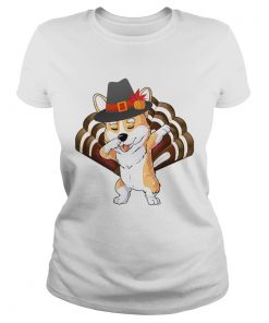 1572867725Dabbing Corgi Turkey Thanksgiving Gift  Classic Ladies