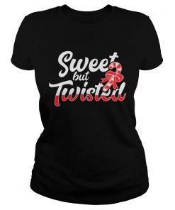 1572868177Sweet But Twisted Funny Candy Cane  Classic Ladies