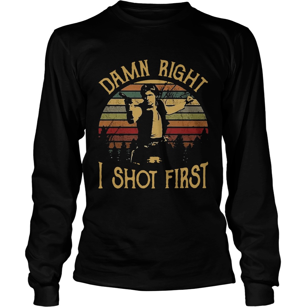 1572872104Sunset Vintage Han Solo Stars War Damn Right I Shot First LongSleeve