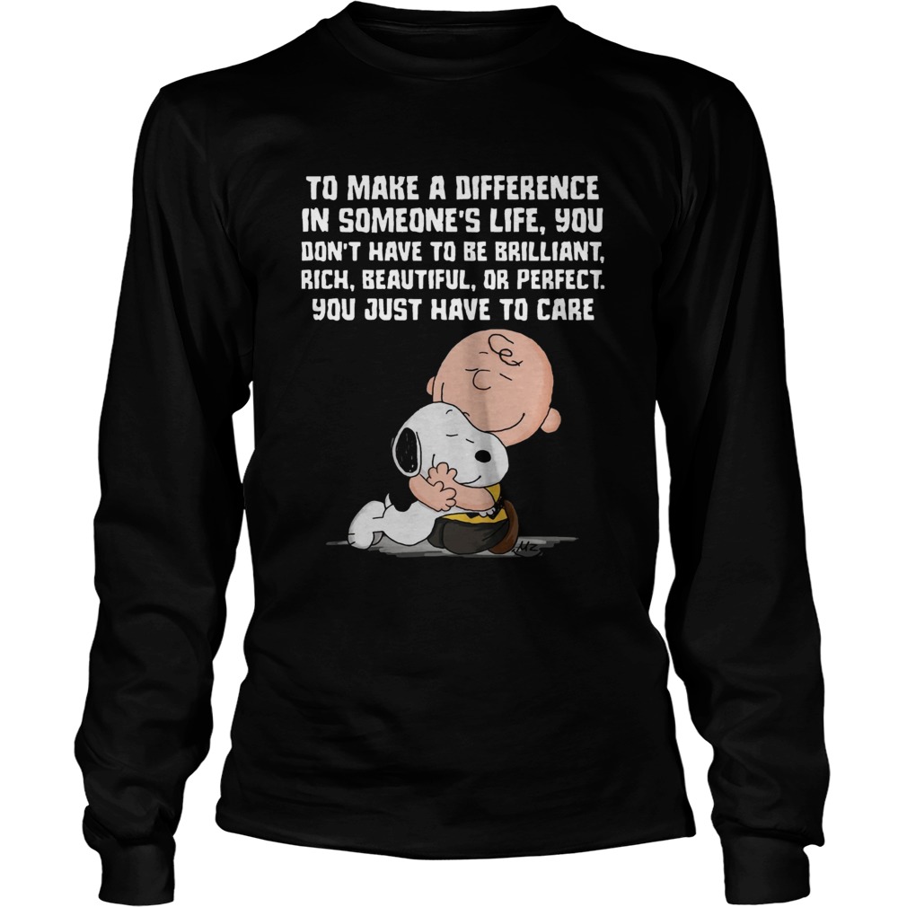 1572872164To Make A Difference In Someoneâ€™s Life LongSleeve
