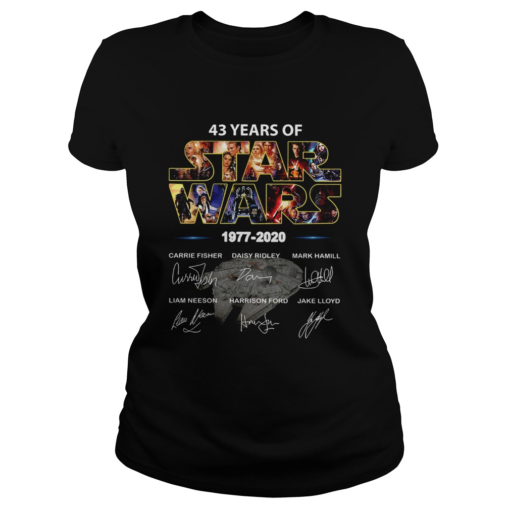 43 Years Of Star War 1977 2020 Signatures Classic Ladies