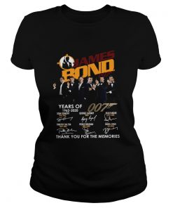 58 Years Of James Bond 007 Thank You For The Memories Signatures  Classic Ladies