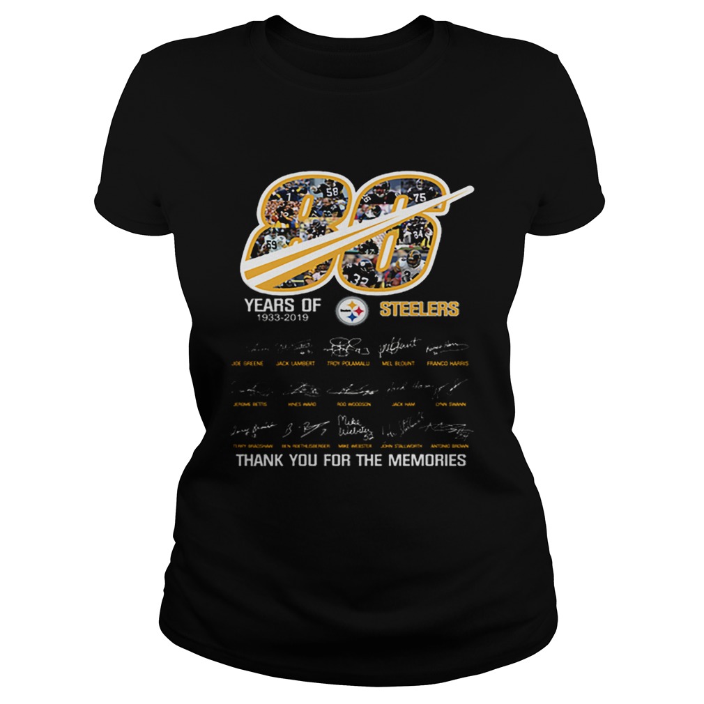 86 years of 19332019 Steelers thank you for the memories Classic Ladies