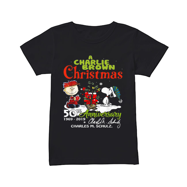 A Charlie Brown Christmas 50th Anniversary 1969-2019 signature Classic Women's T-shirt
