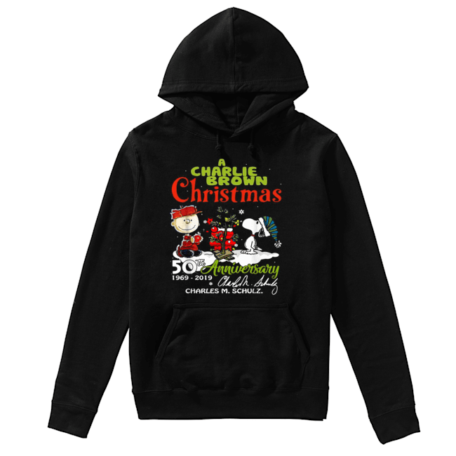 A Charlie Brown Christmas 50th Anniversary 1969-2019 signature Unisex Hoodie