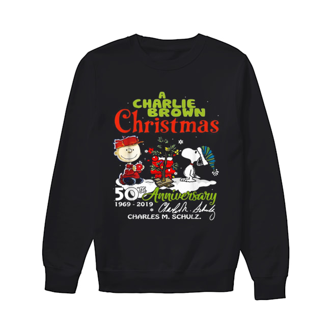 A Charlie Brown Christmas 50th Anniversary 1969-2019 signature Unisex Sweatshirt