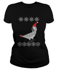African Grey Parrot Christmas  Classic Ladies
