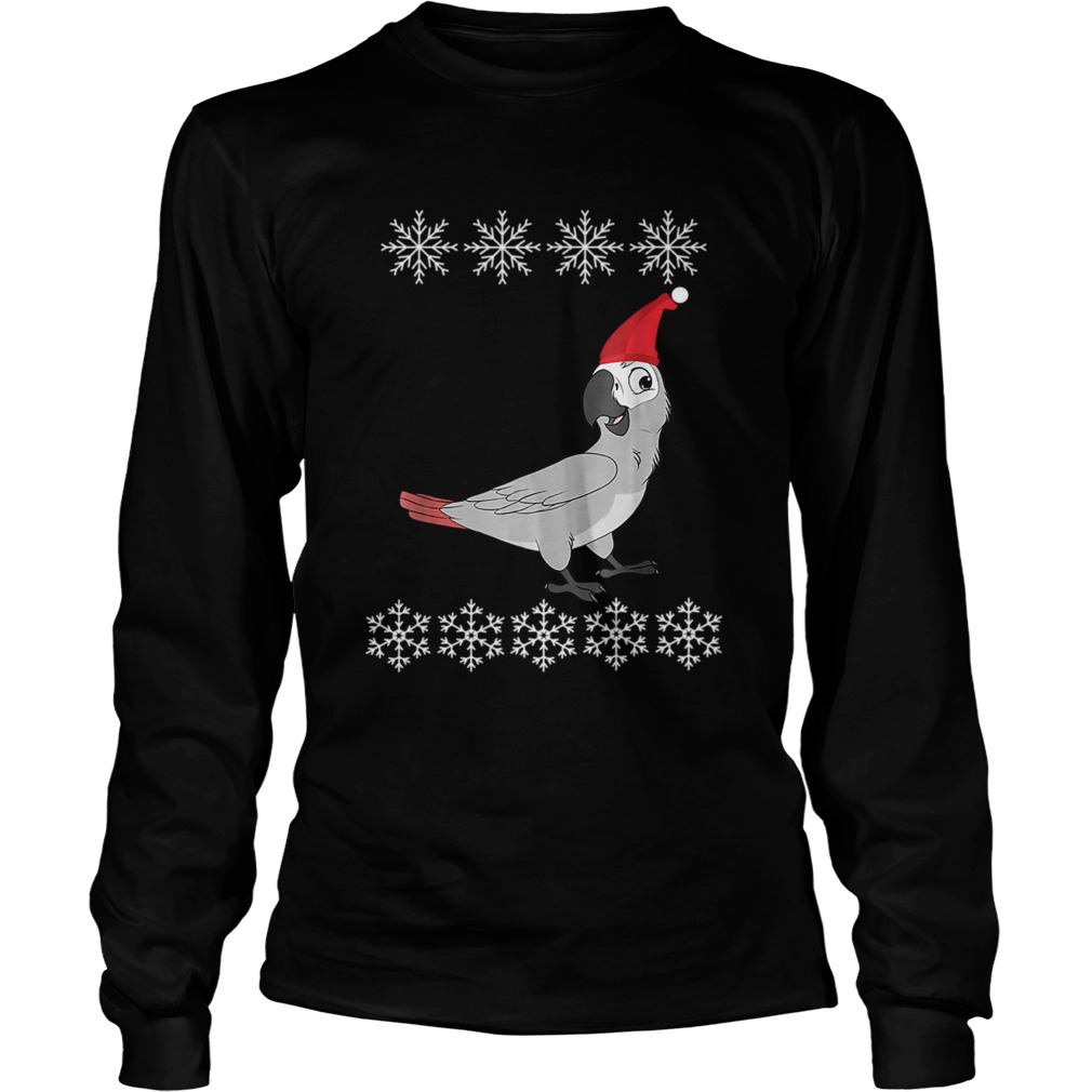 African Grey Parrot Christmas LongSleeve
